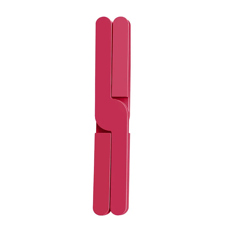 Insulation Pad X-shaped Folding Non-slip Pot Mat Table Placemat Dish Qme Retro red 1 pc