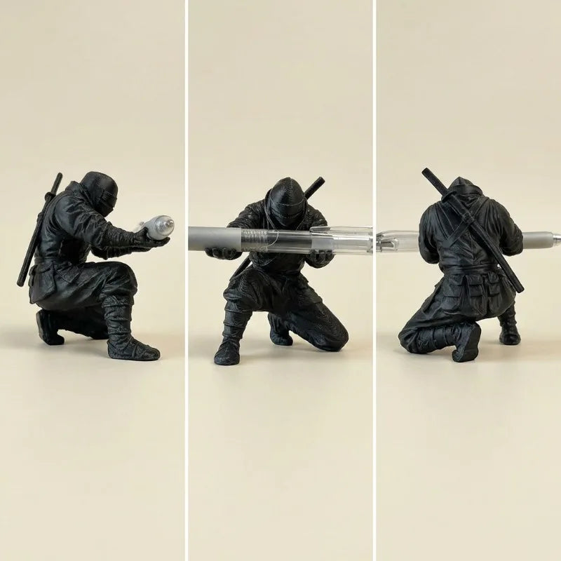 Funny 3D Printed Ninja Pen Holder Personalized Desktop Decor Qme