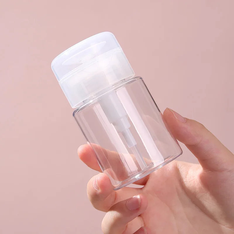 120- Nail Refillable Bottles Empty Press Pump Dispenser Art Polish Qme 120ML China Mainland