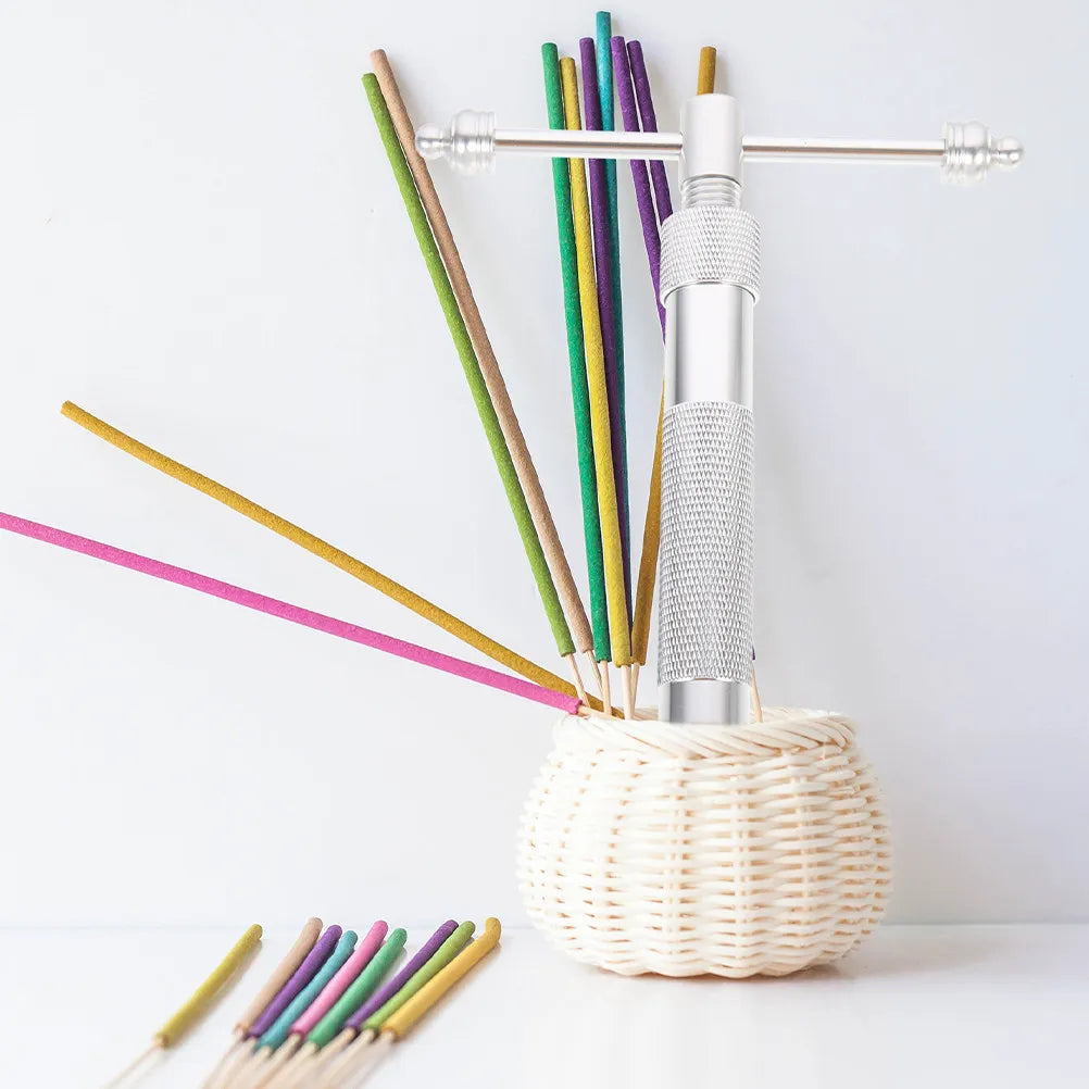 Manual Incense Stick Maker Tool Aluminum DIY Incense Squeezing Device Easy to Use Clean and Store Perfect for Living Room Hotel Qme Default Title