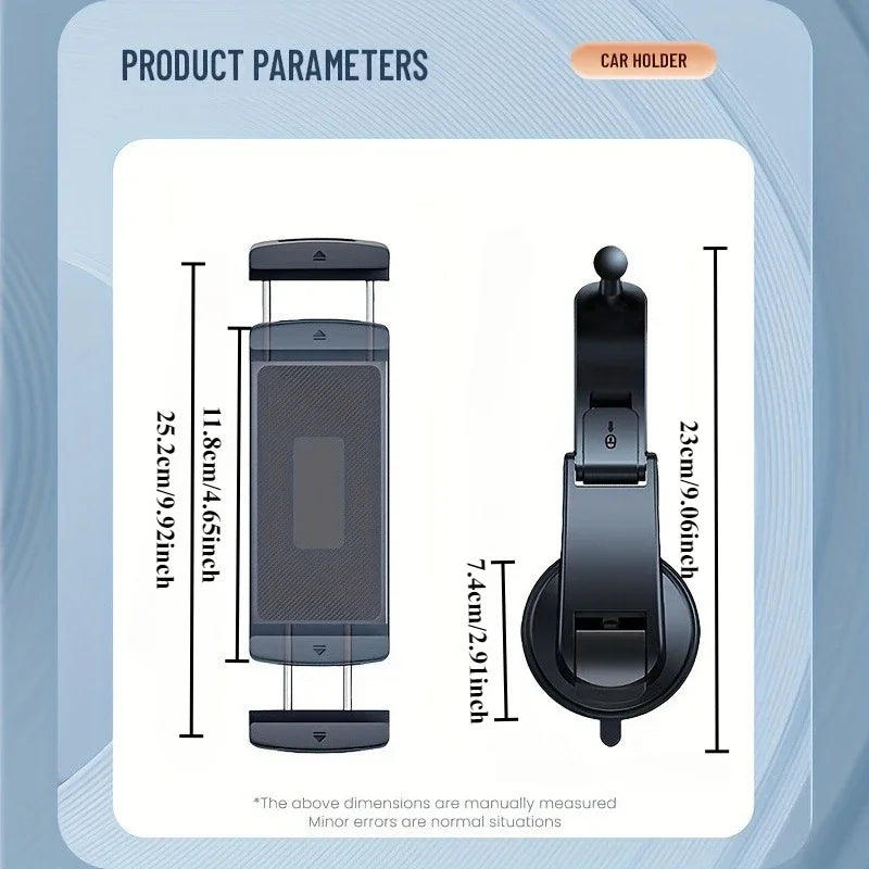 Super strong suction cup type car dashboard bracket, car-mounted mobile phone bracket, suitable for DVD, tablet computers Qme