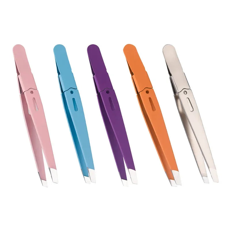 High-quality Eyebrow Tweezer Colorful Hair Beauty Fine Hairs Puller Qme