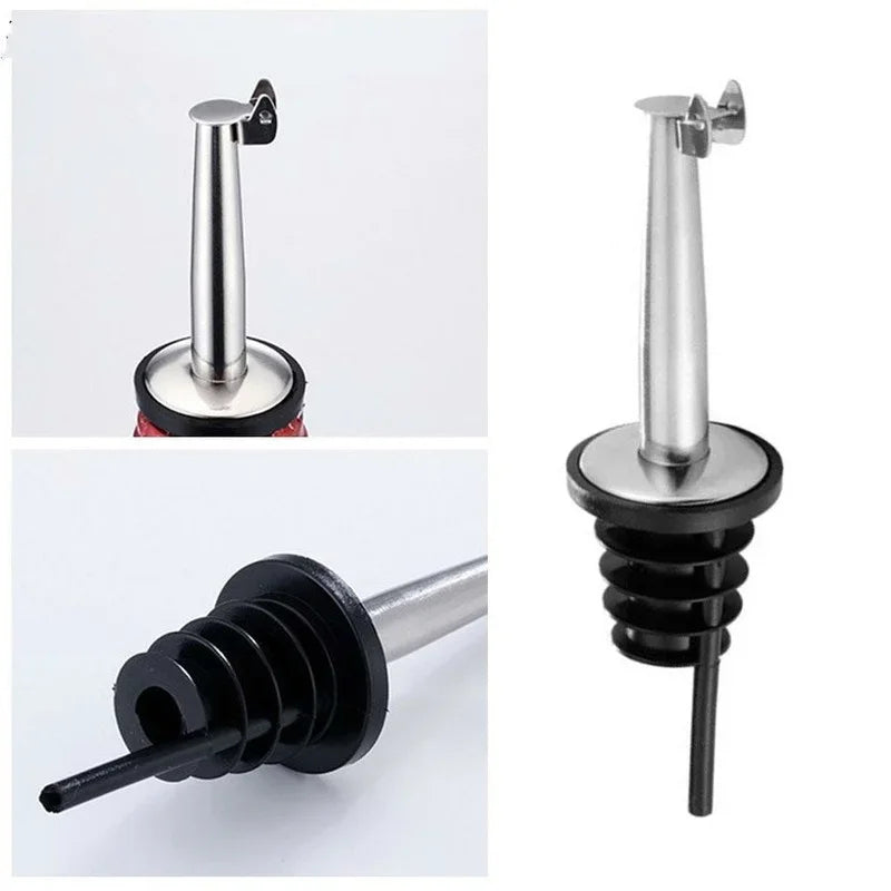 2PCS/lot Bottle Nozzle Pourer Oil/mouth with Bottle Stopper Cork Wine Bottle Red Dry Pot Plug Olive Dispenser Qme