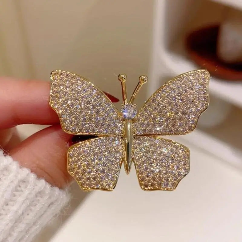 Jellyfish Butterfly Brooch for Women & Unisex - Cute Life Animal Pin, Trendy Office Birthday Party Friend Gift Jewelry Qme style 8