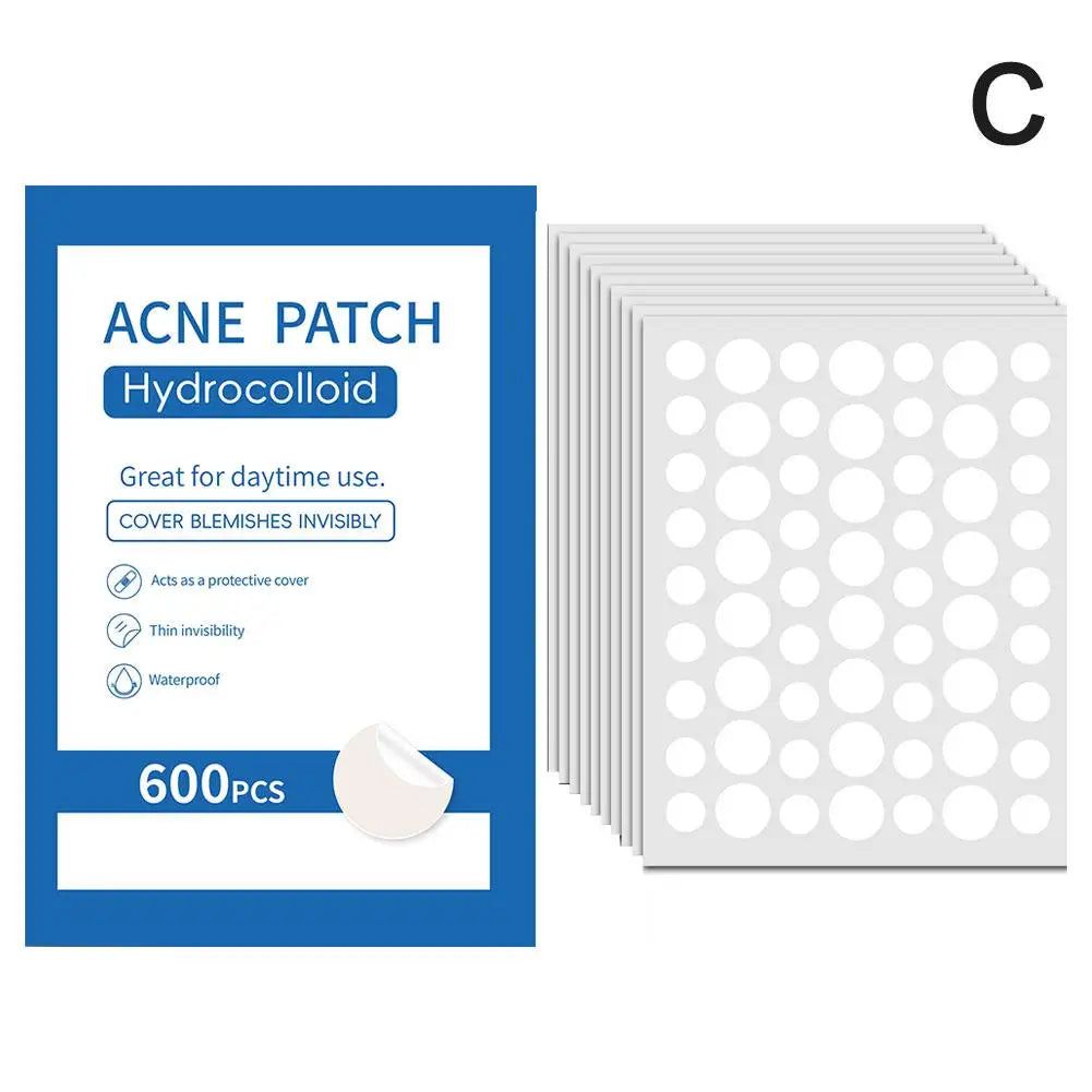 360/600PCS Colorful Star Pimple Patch Acne Concealer Face Spot Beauty Makeup Tool Invisible Acne Removal Skin Care Stickers Qme C 600PCS CN