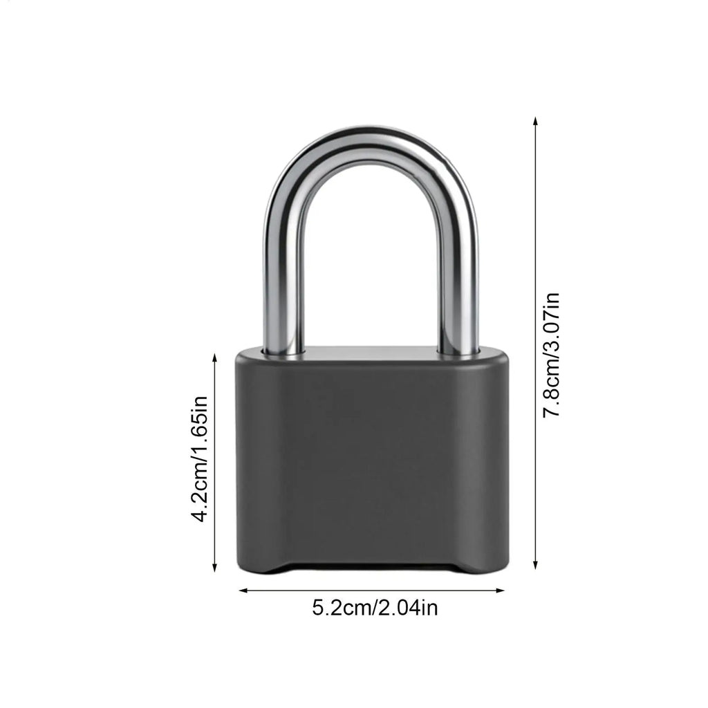 Combo Lock Resettable Metal 4 Digit Mechanical Suitcase Code Fence Qme