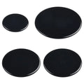 4 Pcs Cooker Hob Gas Burner Cap Round Non-stick BBQ Grill Mat For Medium Gas Cookers Burner Covers Cooking Grilling Sheet Parts Qme Flat