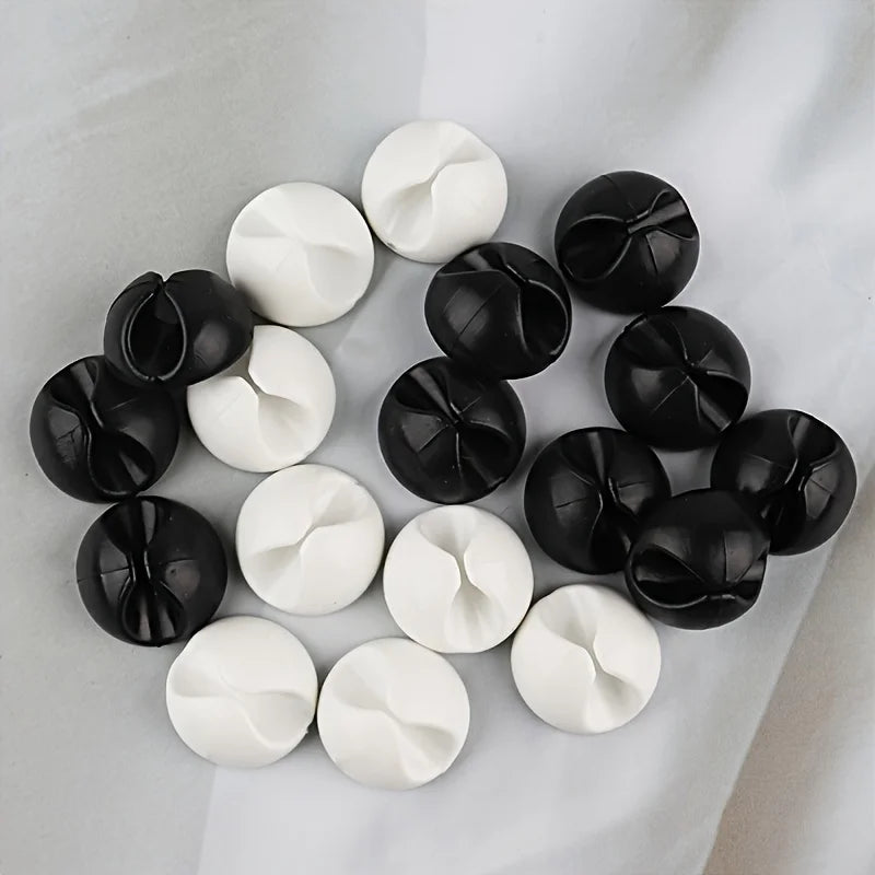 10 Circular Data Cable Storage Organizing Holders Qme