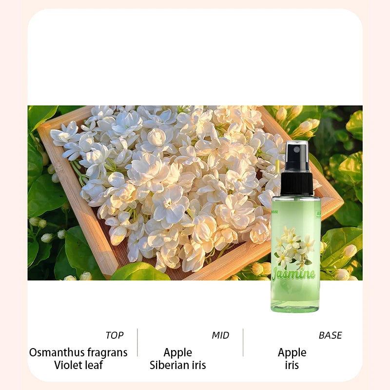 Alcohol-free Car Deodorant Spray Cocoa Strawberry Vanilla Cake Fresh Qme Jasmine 100ml