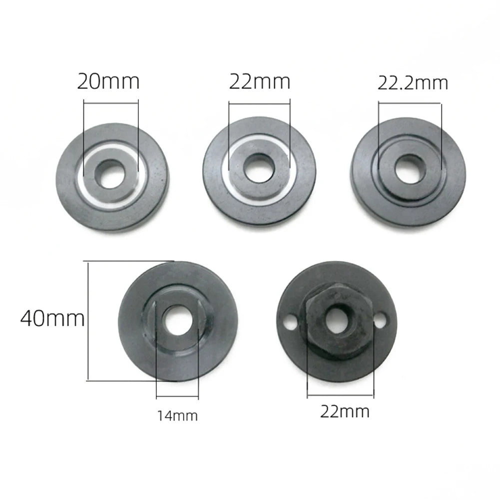 Angle Grinder Inner Outer Flange Nut Set Tool 20/ 22/ 22.2mm Circular Saw Blade Press Plate Suitable For Model 100 Angle Grinder Qme