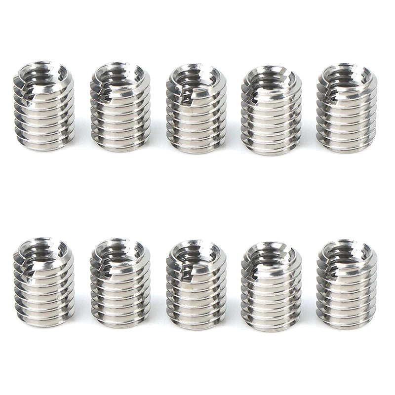10PCS M8 Male To M6 Female Thread Adapters Stainless Steel 8mm To 6mm Reducer Converter Fittings. Qme