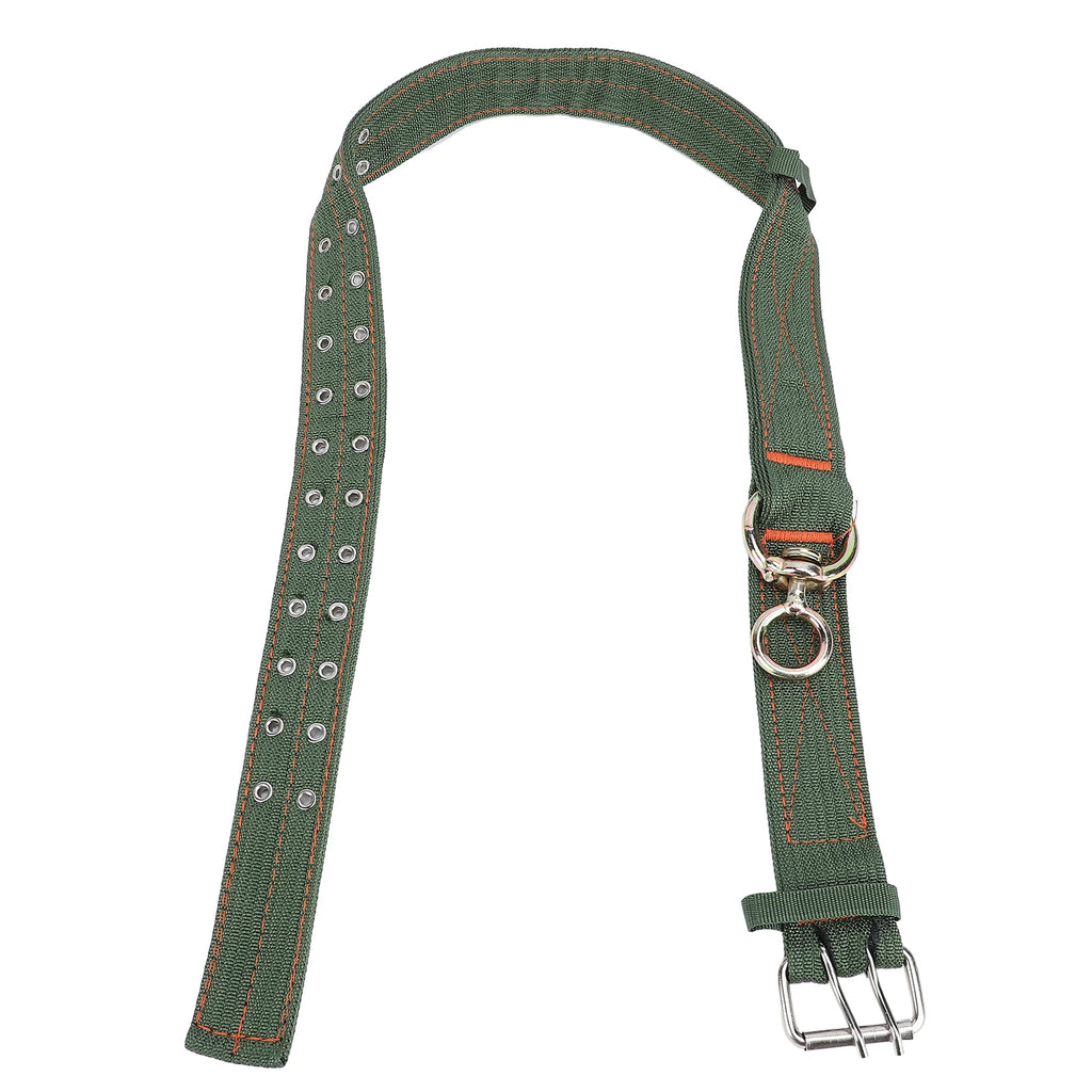 Cattle Collar Nylon Thickened Heavy Duty Cow Show Collar with Metal Buckle and Traction Chain for Horse Dog Cattle Collar Qme