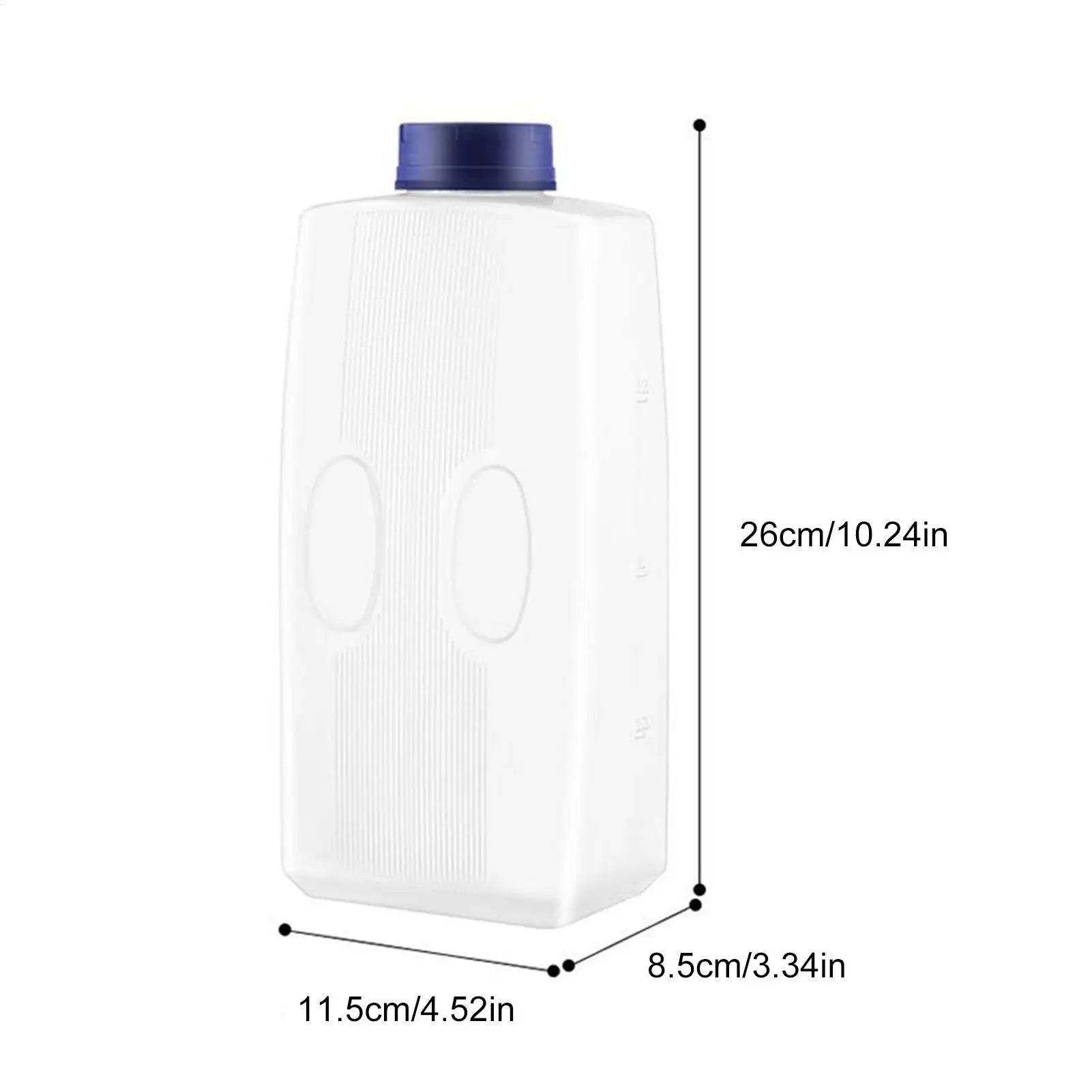 Juice Container Juice Container Cold Drinks Bottle 2L Hot Weather Fridge Beverage Kettle with Scale and Lid for Soda Water Qme