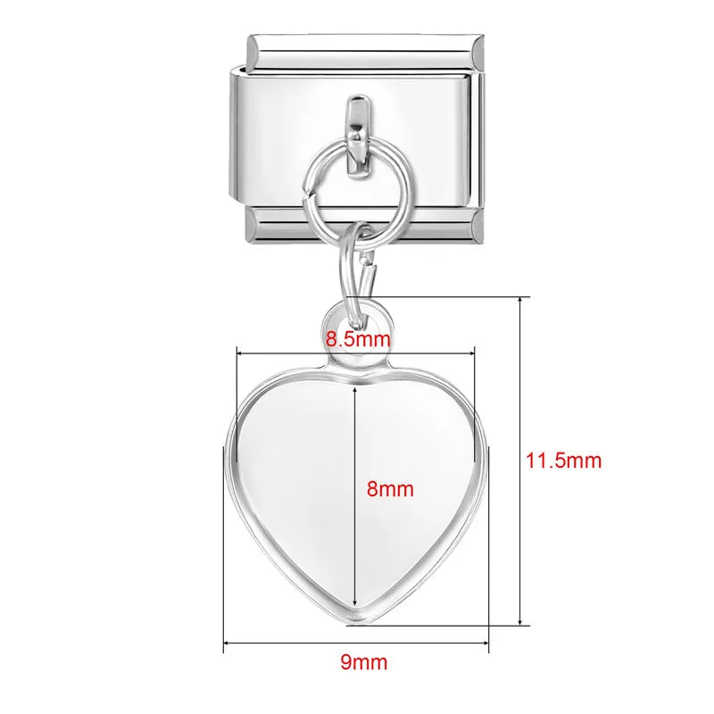 2026 Stainless Stee Bracelet Italian Charms DIY Personalized Photo