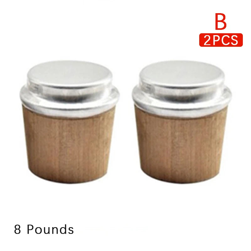2Pcs Safe Durable Vacum Flask's Cork Plug Wood Thermos Stopper Sealed Lid Cap Bottle Cork Plug Replace Kettle Accessories Tool Qme B