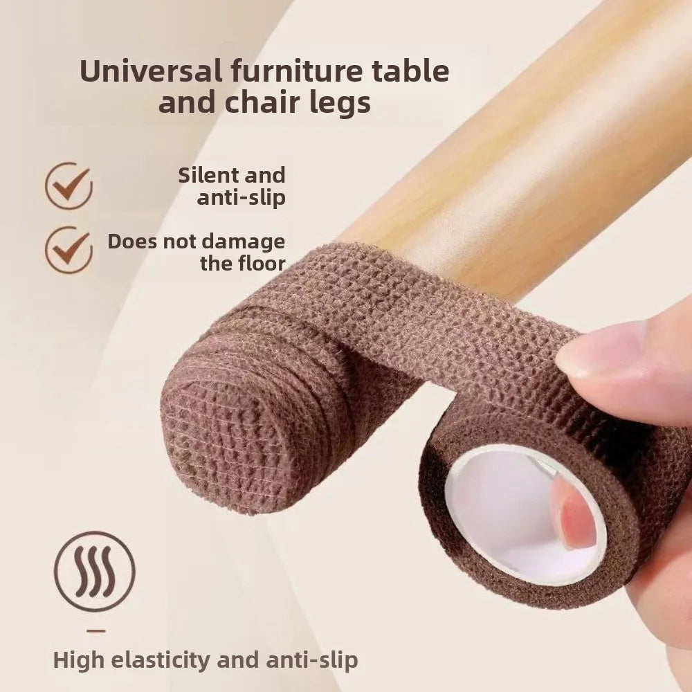 1/3Pcs Wear-resistant Chair Stool Foot Tape Anti-slip Silent Accessory Prevents Damage to Furniture Legs and Floors Qme