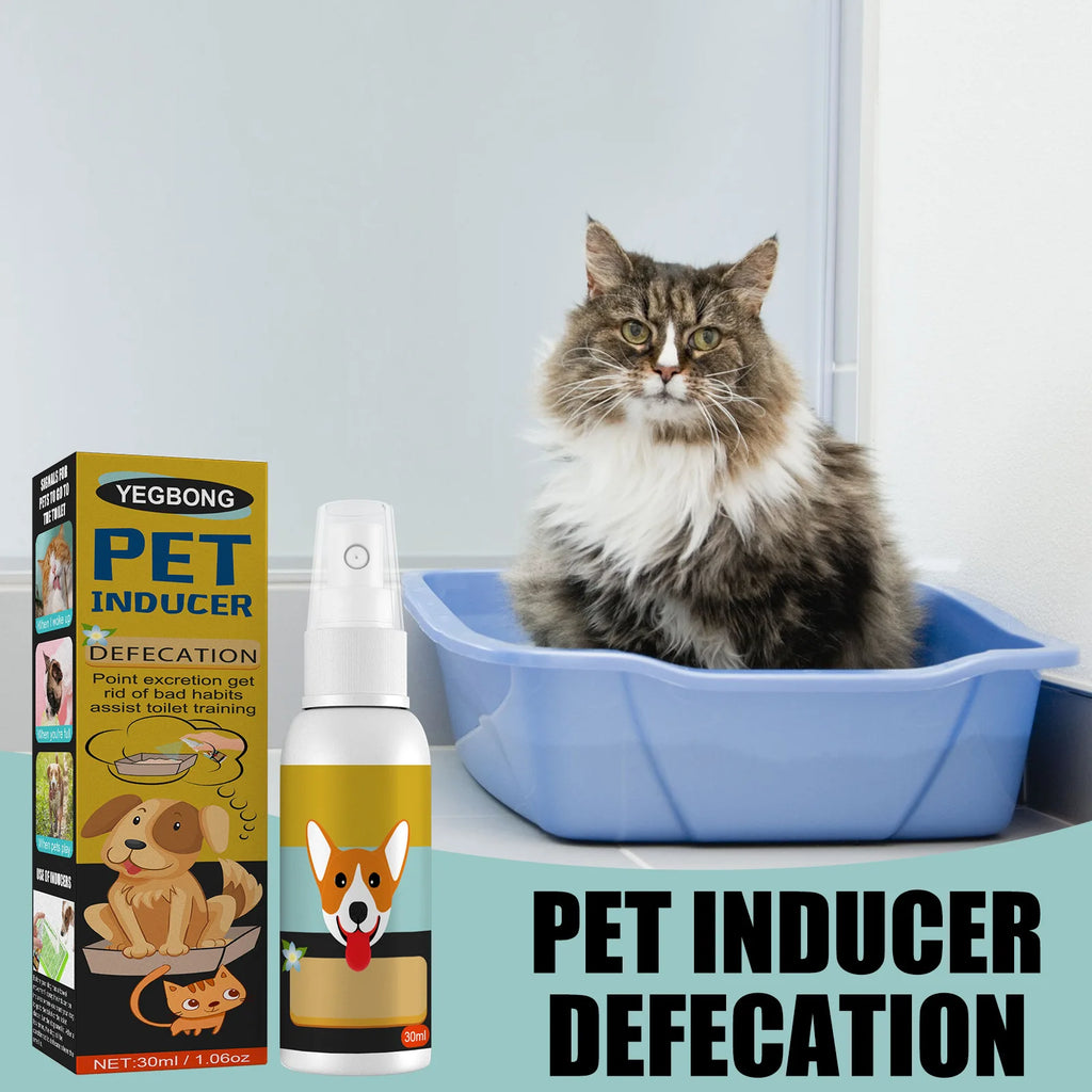 Pet Toilet Training Spray Puppy Positioning Defecation Cats Potty Training Indoor Outdoor Portable Location Dogs Spray Inducer Qme