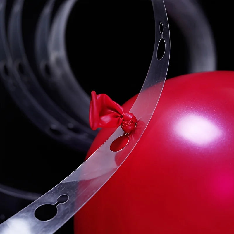 10 roll transparent double hole balloon chain for home parties Qme