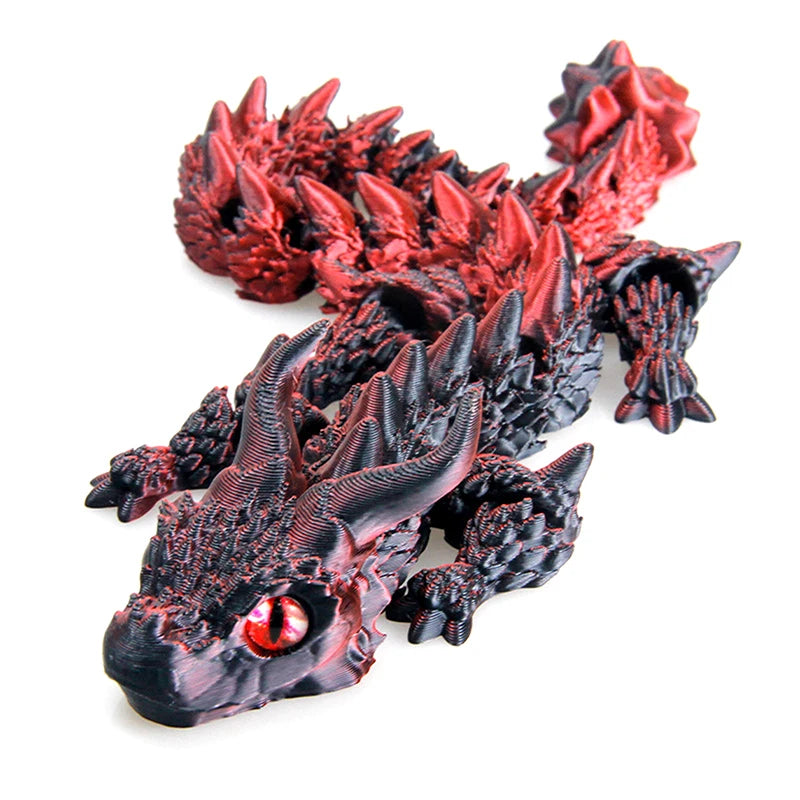 Arrival 3D Printed Akatsuki Magic Dragon Movable Joints Desk Toy Qme