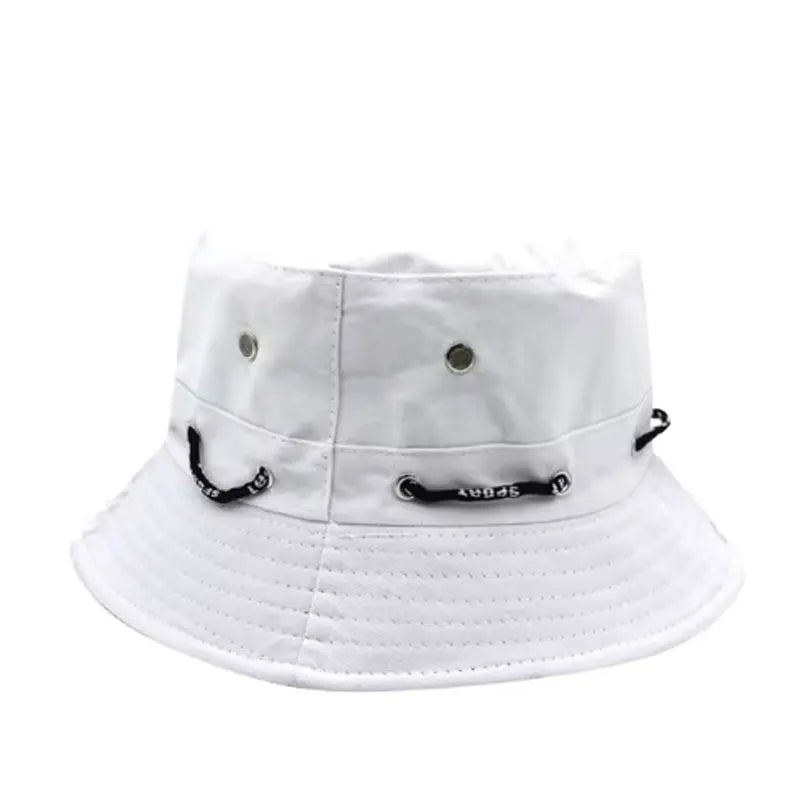Stringed Bucket Hat Panama Breathable Sun Protection Fisherman Hat for Men Women Girls Summer Travel Sports Hiking Beach Bob Hat Qme WT 55-60cm
