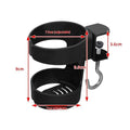 1 PCS Clip On Desk Cup Holder No Drill Anti-Spill Design For Home Office Gaming Desks Storage Rack Qme A1