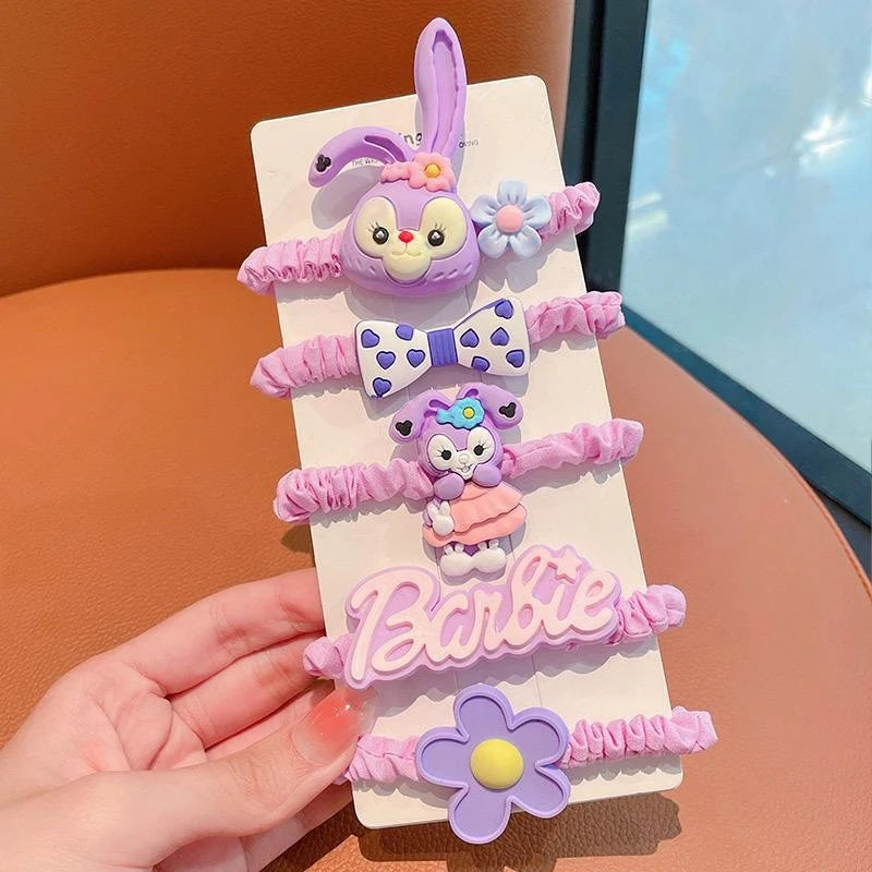 Clow Mi Cartoon Hair Tie Cute Gentle Clips Accessories Students Qme