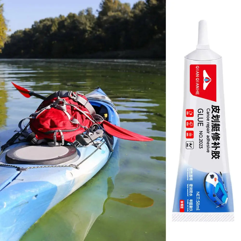 30/50ML PVC Adhesive Inflatable Boat Repair Glue SUP Repair Glue Tubes Inflatable Boat Paddle Board Kayak Tube Repair Glue Qme