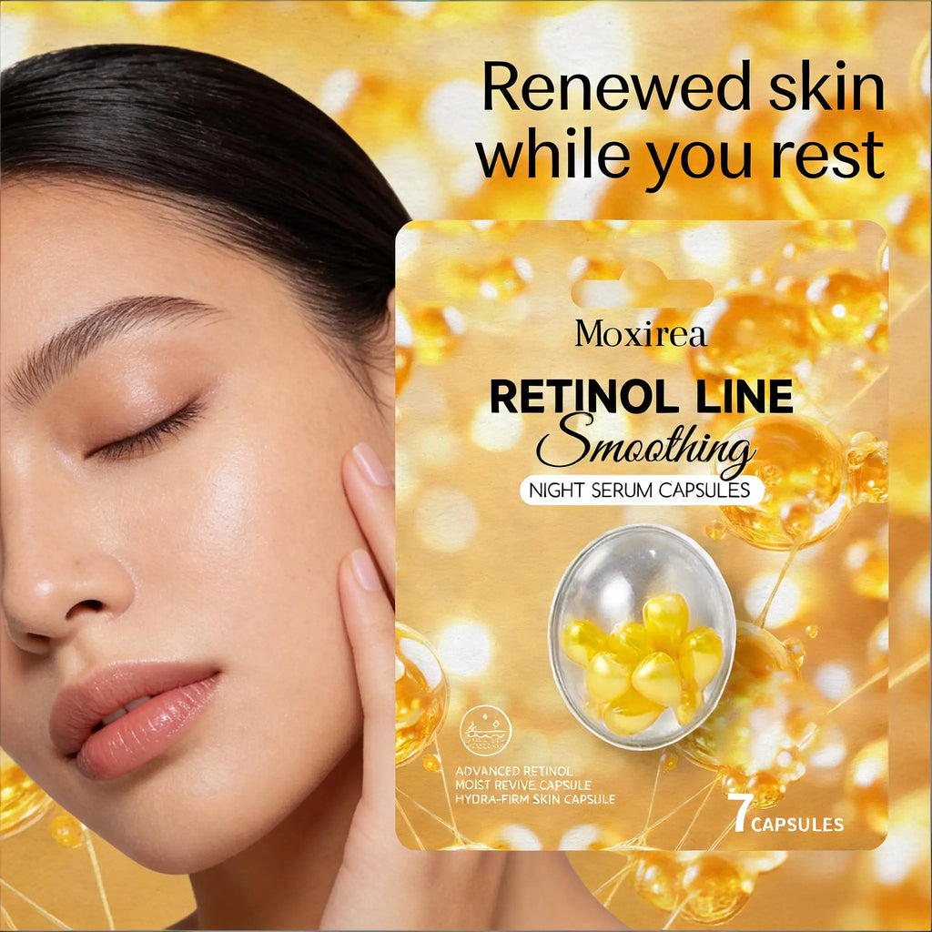 Retinol Facial Essence Enhance Skin Firmness Improve Uneven Tone Hydrate Moisturize Reduce Drying Redness Repair Barrier Capsule Qme