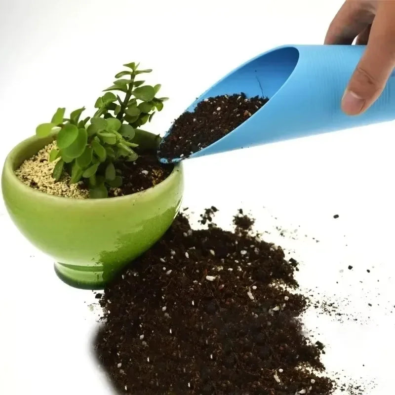 Succulent Plastic Shovel Bucket Colorful Micro Landscape Green Plant Qme
