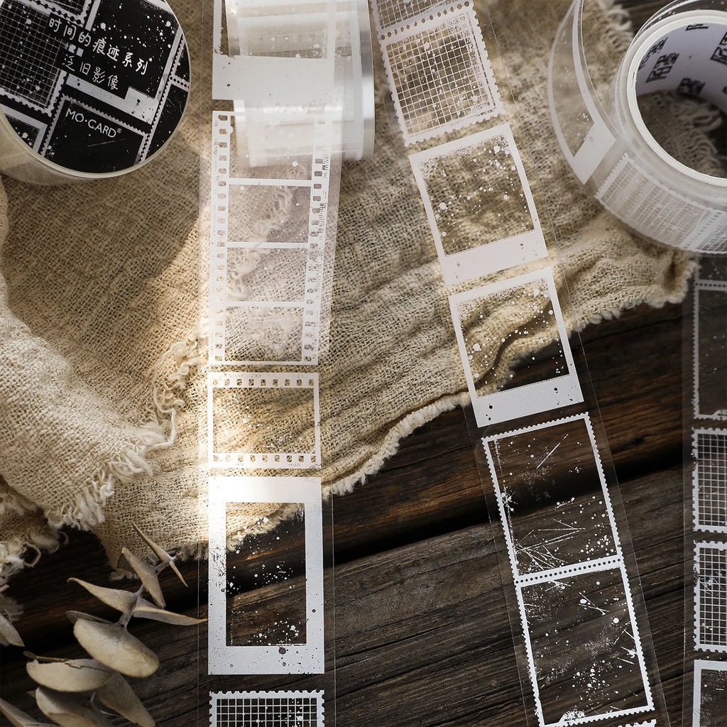 25mm*2m 1pc PET Washi tape Stick Labels Decorative Diy Scrapbooking material hand made junk journal Stationery supplies Qme