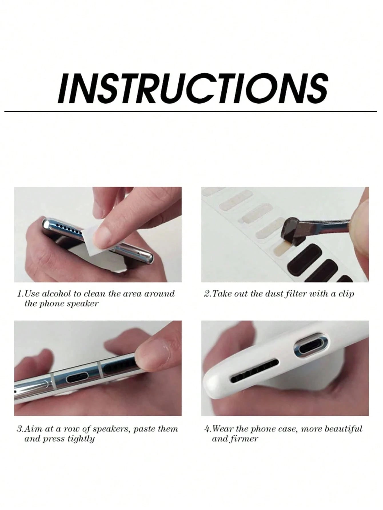 8-piece Mobile Phone Charging Port Cleaning Brush Dust Net Speaker Qme