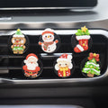 6-piece Christmas Car Perfume Clip Fragrance Decoration Holiday Qme 6pcs