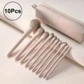 Beginner Makeup Brush 7- Foundation Concealer Eyeshadow Cosmetic Qme 10Pcs