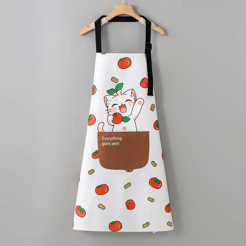 Hello Kitty Fashionable Apron Kitchen Home Use Grease Qme 6