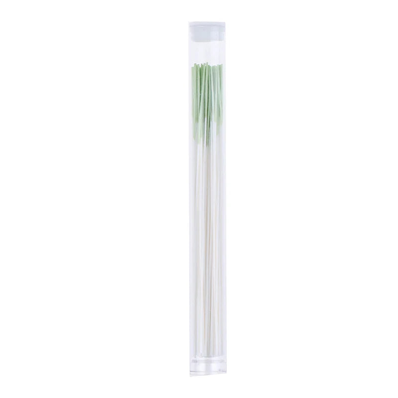 Earrings Hole Cleaner Disinfection Ear Wires Cleaning Line Piercing Qme Green-60pcs