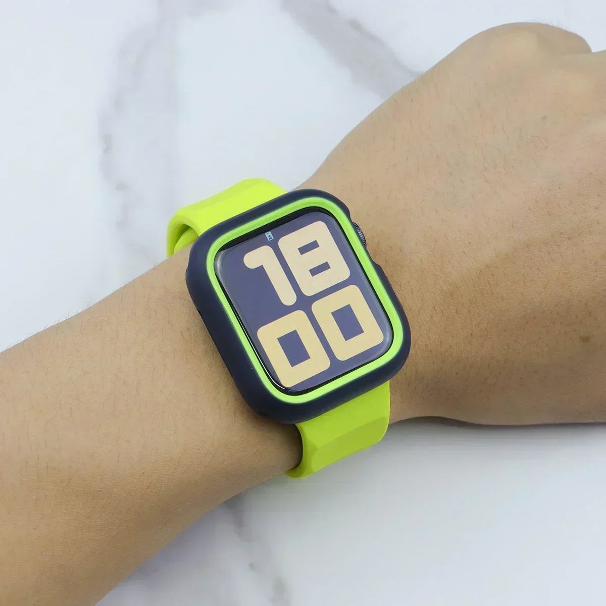 Silicone Sport Strap+Case for apple watch 9 8 7 6 SE 5 Ultra 2 Belt Bracelet Iwatch Series 49mm 45mm 41mm 44mm Protective Cover Qme