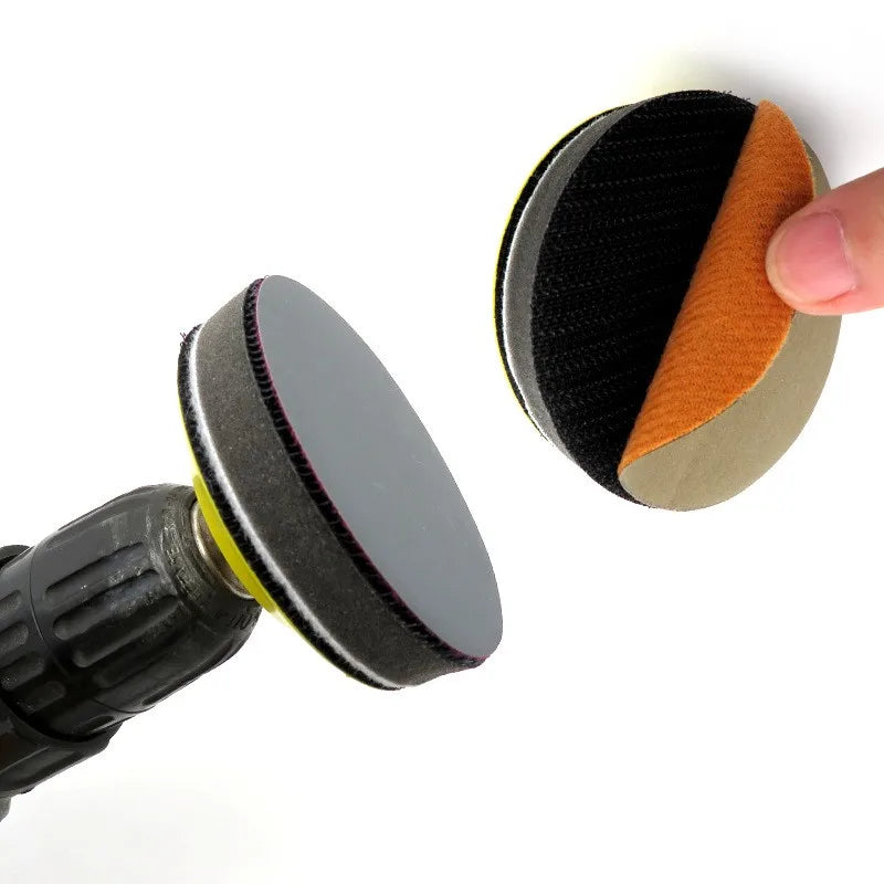 10Pcs Wet/Dry Sandpaper 3 Inch 75MM Hook And Loop Silicon Carbide 240-10000 Grits Waterproof Sanding Disc Qme