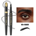 4DMicro-Textured Eyebrow Pencil, 4-Prong Tip Tattoo Eyebrow Pen, Liquid Eyebrow Pencil, Waterproof, Sweat-Resistant,Smudge-Proof Qme Q714-5