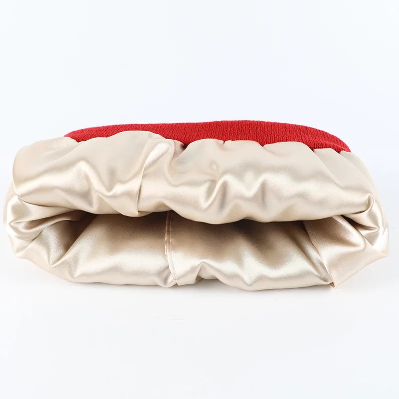 Caps Men Women Knitted Solid Silk Lined Hats Winter Outdoor Qme