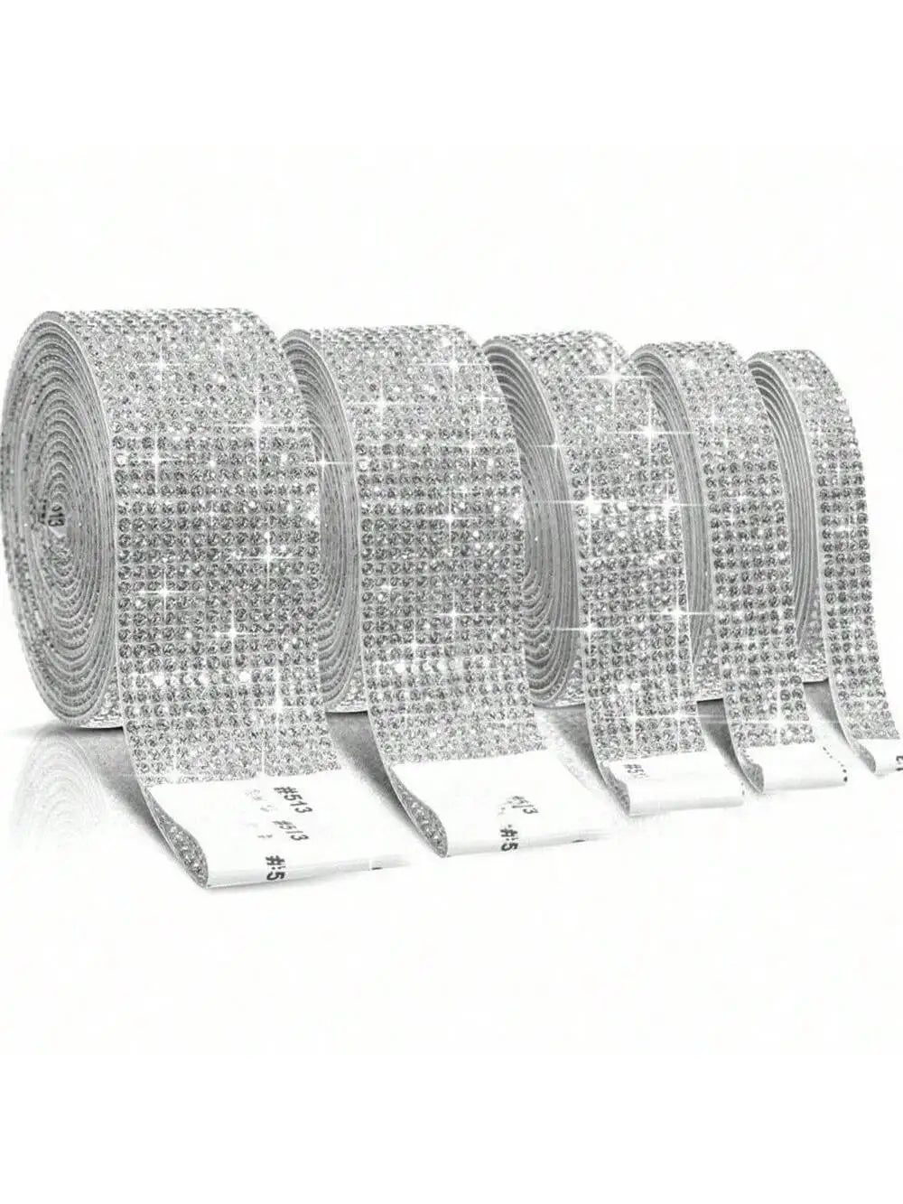 1 Roll Toilet Stickers Self-adhesive Rhinestone Sticker DIY Qme