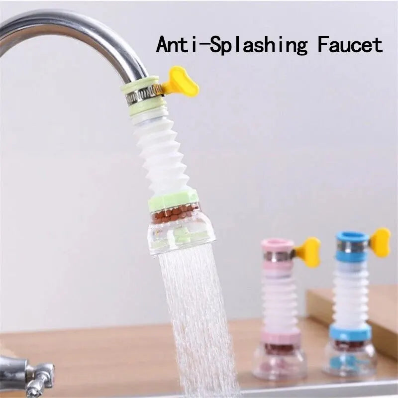 Kitchen Anti-Splashing Faucet Can Rotate Extend The Filter Home Universal Water Faucet Multifunction Wash Basin Shower Faucet Qme