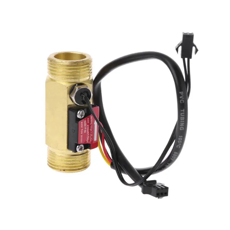 G3 4 Flow Sensor Water Switch Temperature Detection Turbine Liquid Qme