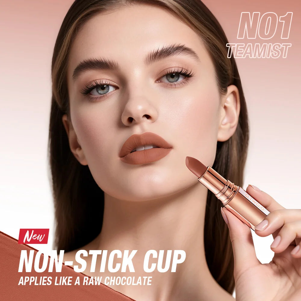 O TWO Matte Lipstick Lip Tint 3 Colors Waterproof Long Lasting Qme