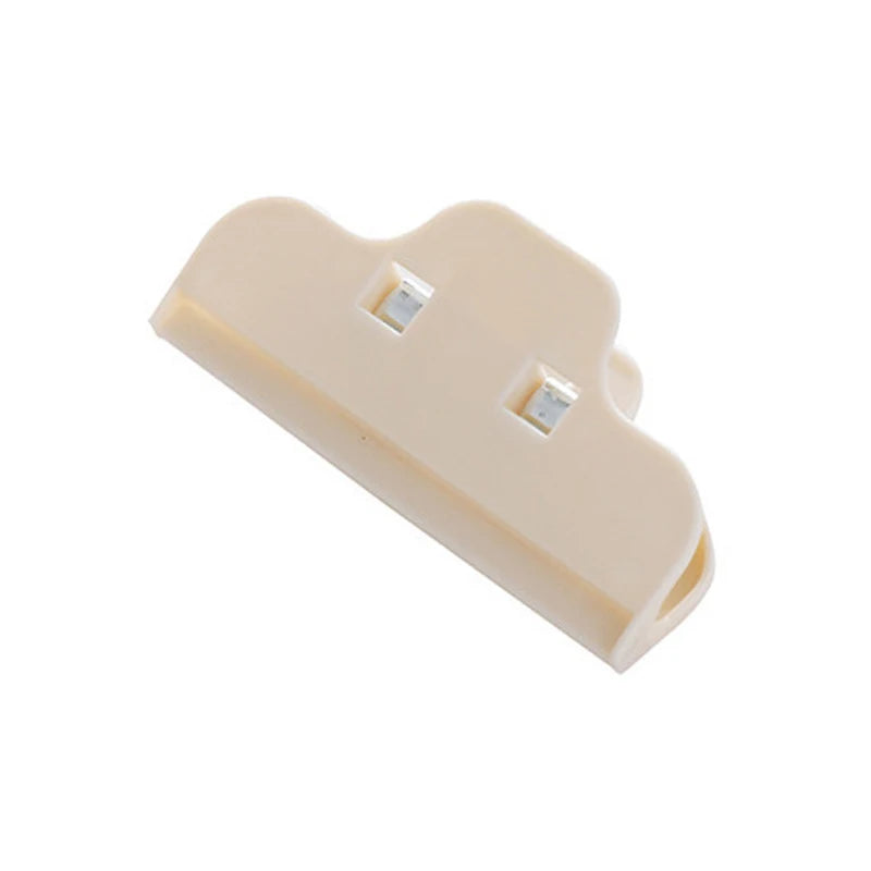 Plastic Bag Sealer Snack Sealing Clip Dried Fruit Food Large Qme Beige