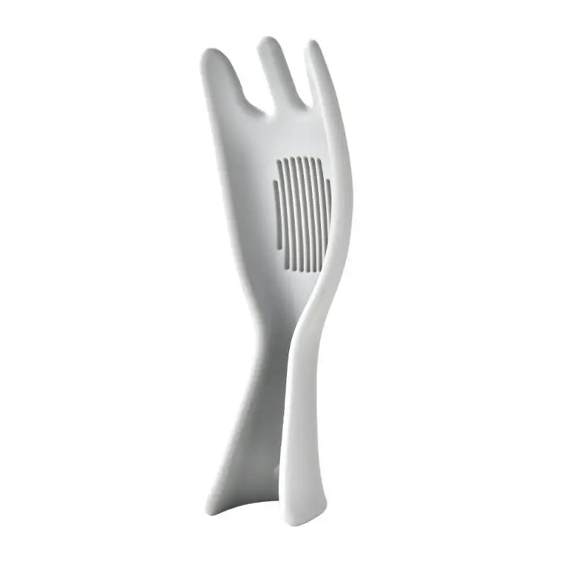 Silicone Rice Sieve Spoon Multifunctional Kitchen Drain Colander Qme Gray