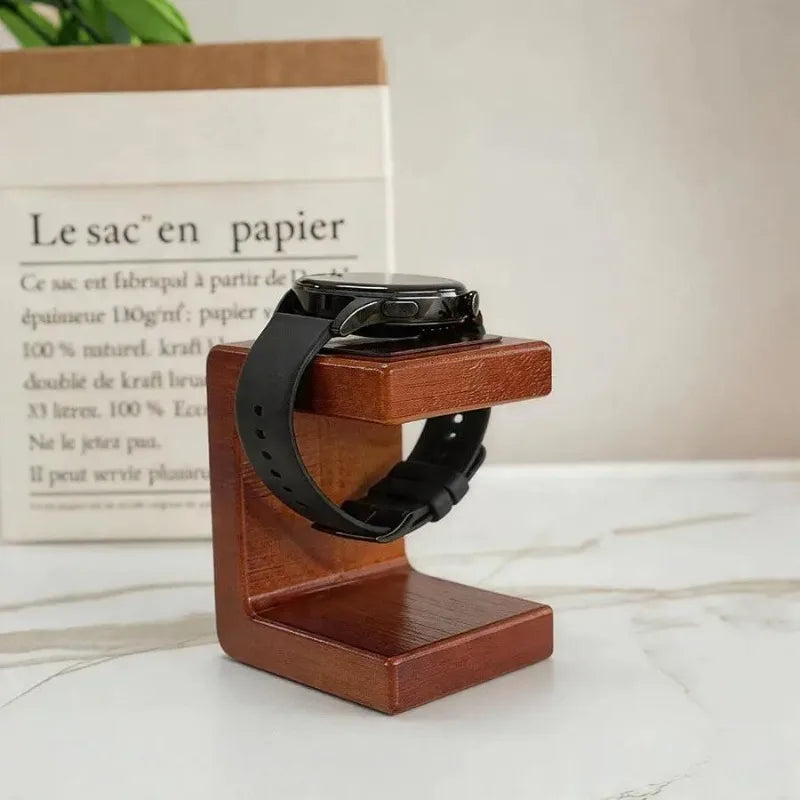 Solid Wood Watch Stand Jewelry Organizer Bracelet Ring Necklace Qme