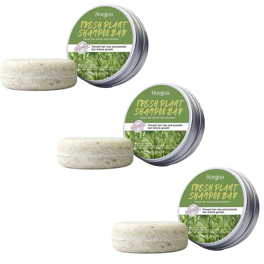 Rosemary Hair Loss Shampoo Soap Deep Cleansing Scalp Massage Qme 3pcs Rosemary Soap
