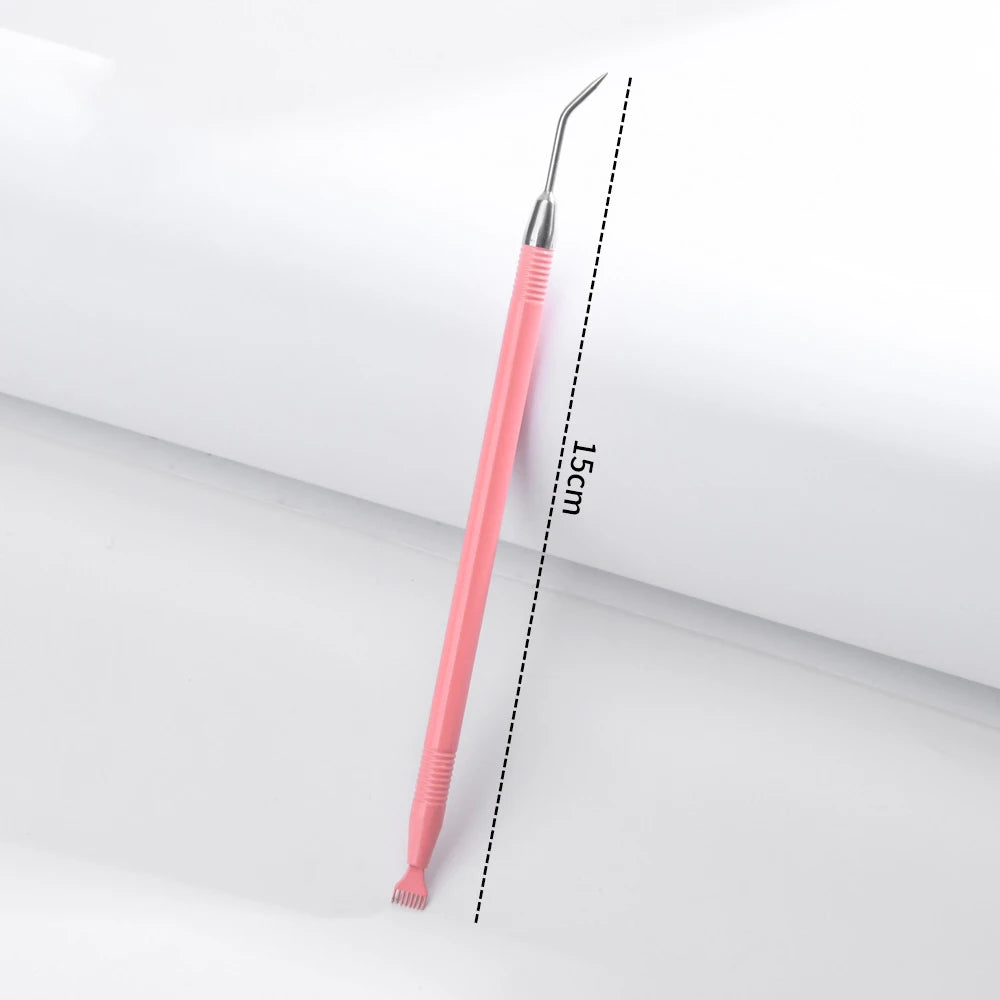 Eyelash Perm Lifting Tools Stainless Steel Clean Up Rods Beauty Qme Pink China Mainland
