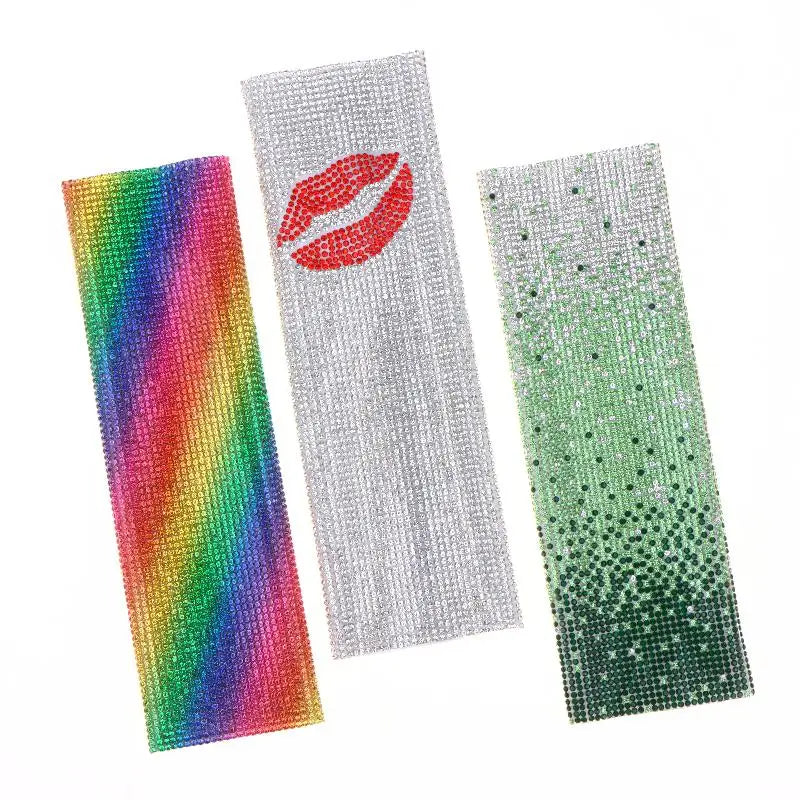 Glitter Rhinestones Wireless Microphone Sleeve Bling Decorative Qme