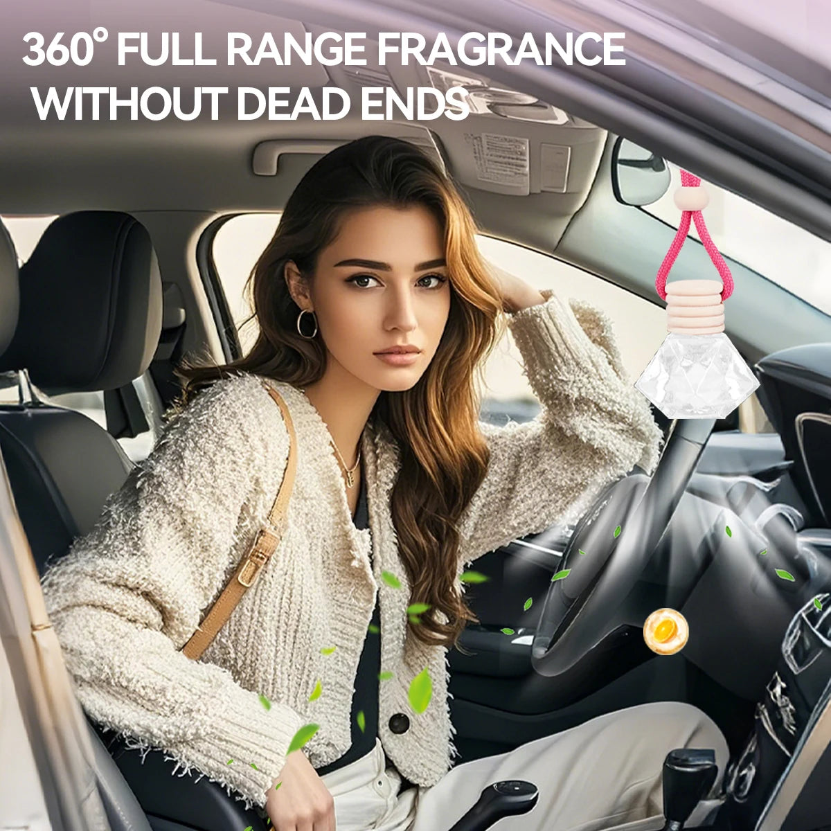 Car Air Fresh Fragrance Lasting Natural Flower Perfume Diffuser Mild Qme